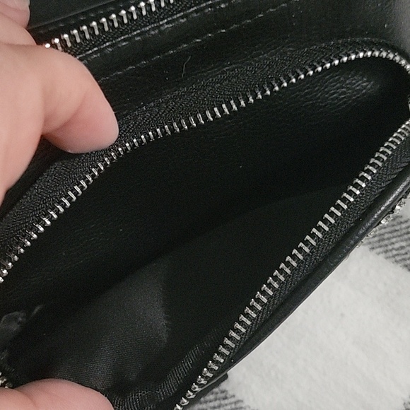 Madden NYC Black Rhinestone Accent Waist Bag - Picture 7 of 7